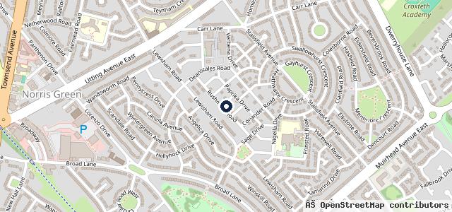 Map showing the location of L&E AutoSpa