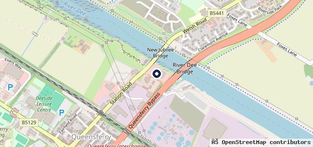 Map showing the location of Lindop Toyota Queensferry