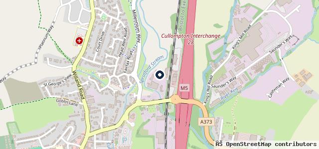 Map showing the location of Manning Motors