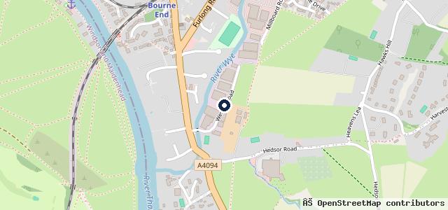 Map showing the location of Martin Adams Vehicle Servicing