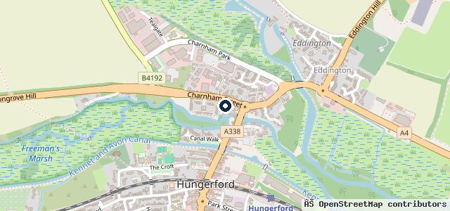Map showing the location of Dick Lovett BMW Hungerford