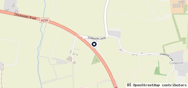 Map showing the location of Marshall Mercedes-Benz of Chichester