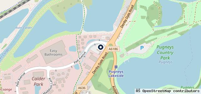 Map showing the location of Mercedes-Benz of Wakefield