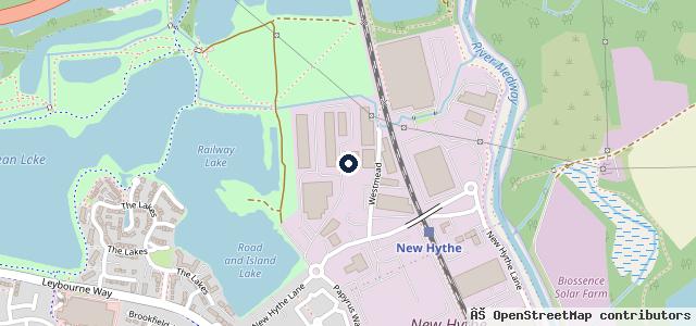 Map showing the location of Mid-Kent Van Centre