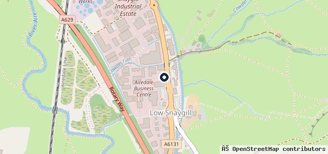 Map showing the location of Midgley Motor Cars Garage Skipton Isuzu and Mitsubishi MOT Centre