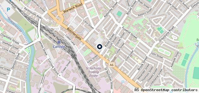 Map showing the location of Cecil Street Auto Repairs | Carlisle