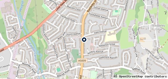 Map showing the location of Milton Test Centre
