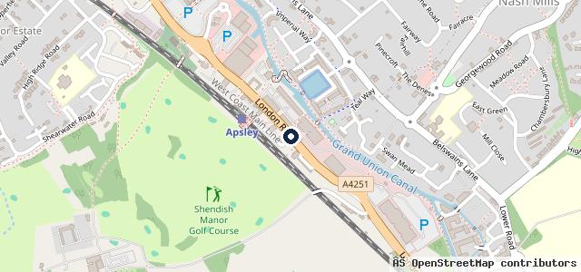 Map showing the location of Moore's Motorcycles Ltd