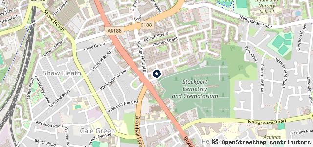 Map showing the location of Motor City MOT's