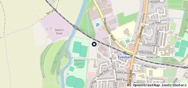 Map showing the location of Motorvation (Evesham) Ltd.