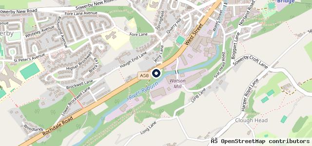 Map showing the location of MRH Belmont