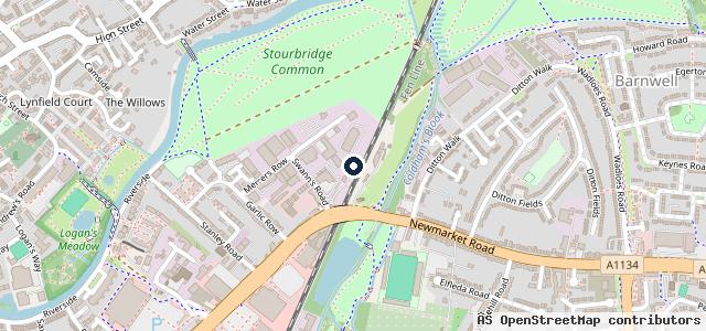 Map showing the location of Cambridge Vehicle Services Ltd