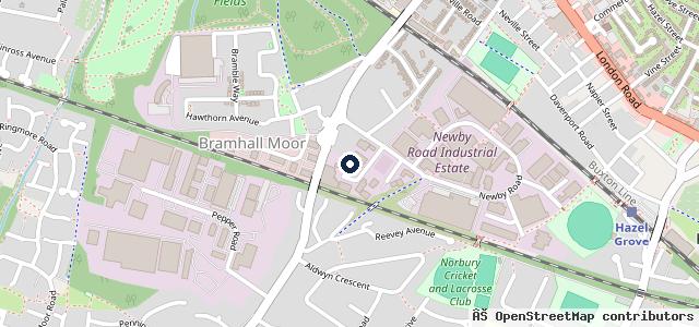Map showing the location of PCH Automotive Solutions