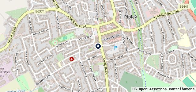 Map showing the location of B K Autos Recoveries