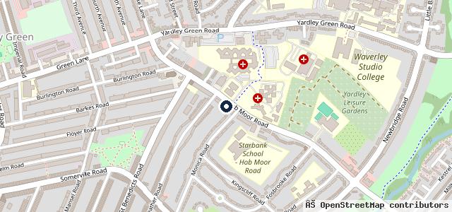 Map showing the location of Birmingham mechanical repairs and Diagnostics