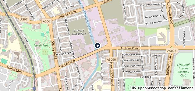 Map showing the location of Car & Commercial Accident Repair Centre