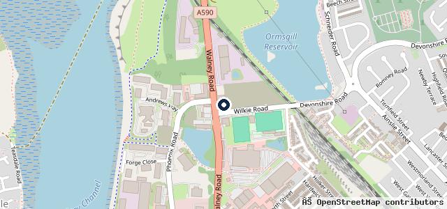 Map showing the location of Cartech Auto Services Ltd