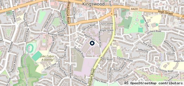 Map showing the location of Central Garage (Kingswood) Ltd