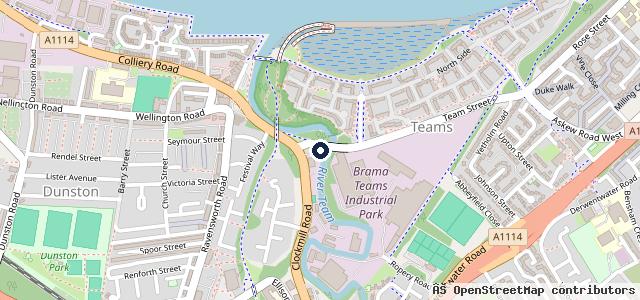 Map showing the location of Clockwork Mot And Repair