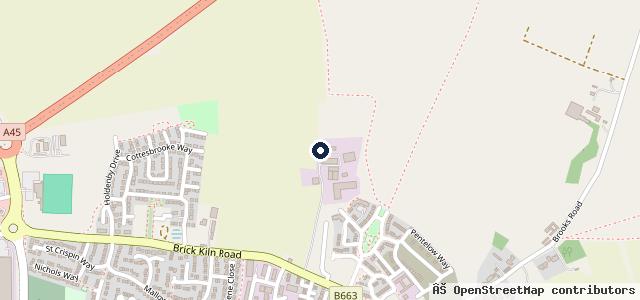 Map showing the location of Coggins Motors Ltd