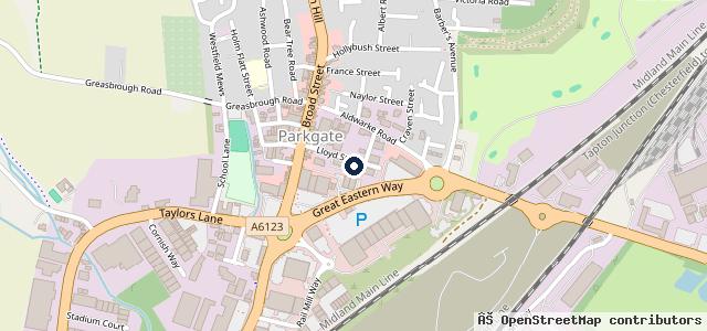 Map showing the location of Coopers Auto Body | Car Body Shop, Rotherham