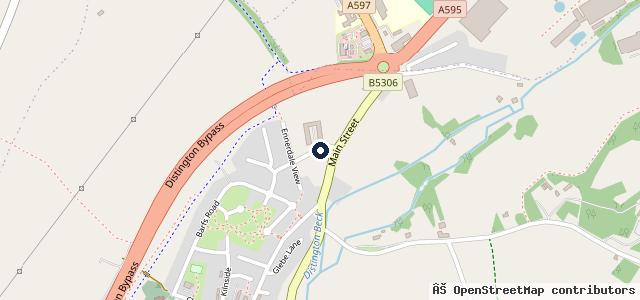 Map showing the location of Crone's Motors