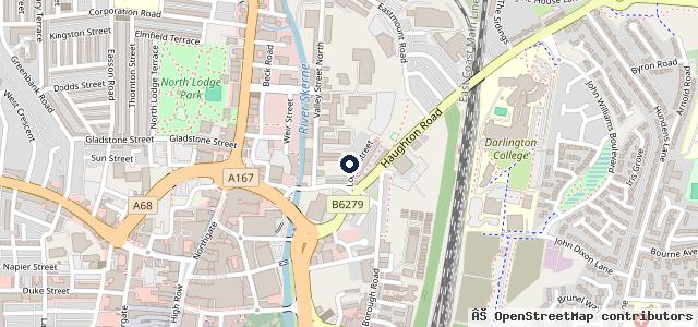 Map showing the location of M. Wilson & Co Body Shop