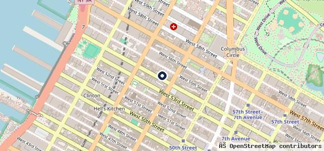 Map showing the location of 54 Street Auto Center