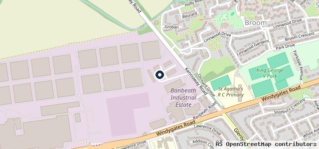 Map showing the location of Fife Autocentre