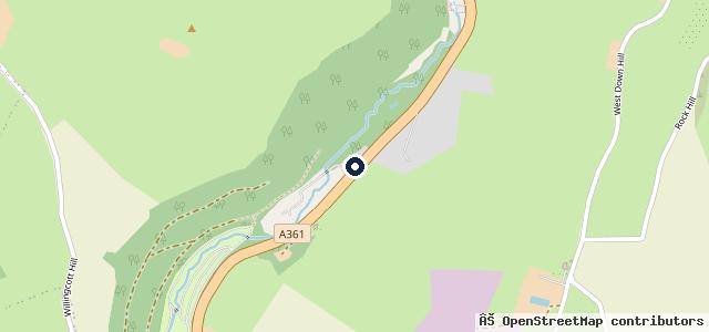 Map showing the location of Foxhunters Garage