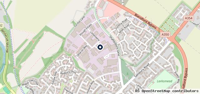 Map showing the location of Fred's Motorcycles