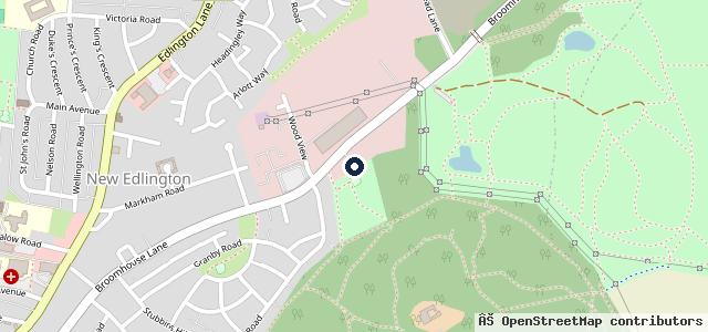 Map showing the location of Greenlight MOT & Repair Centre