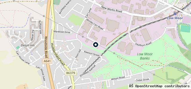 Map showing the location of Holts car and van