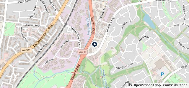 Map showing the location of IJS Car & Commercial Services Ltd