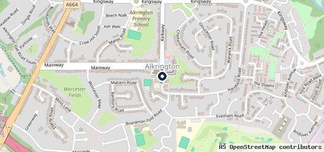 Map showing the location of Middleton MOT Centre
