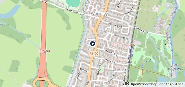 Map showing the location of Manor Mot