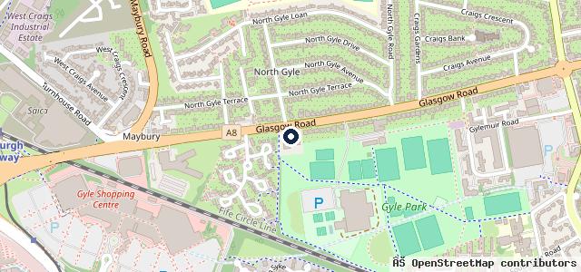 Map showing the location of JC Select Edinburgh