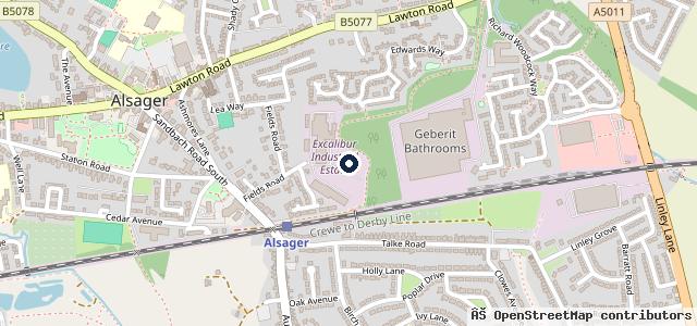 Map showing the location of A Banks Motor Engineers Ltd