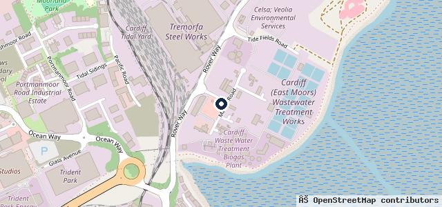 Map showing the location of 1st Choice Cars