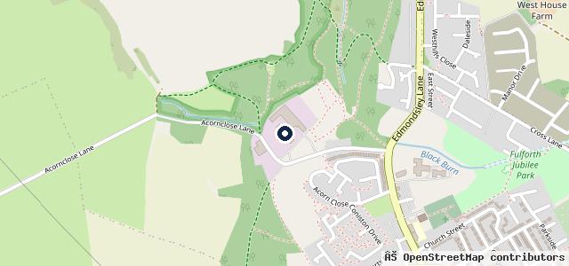 Map showing the location of Sacriston Auto Services