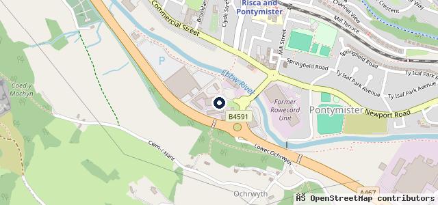Map showing the location of Neil Taylor Garages