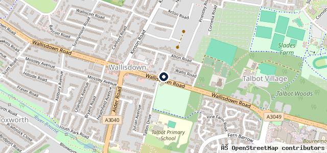 Map showing the location of Norman Motors (Bournemouth)