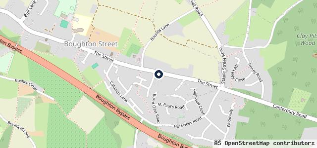 Map showing the location of Oak Motors