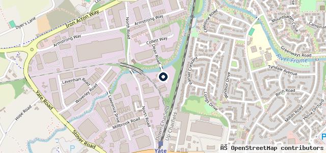Map showing the location of Oily's Mot Centre