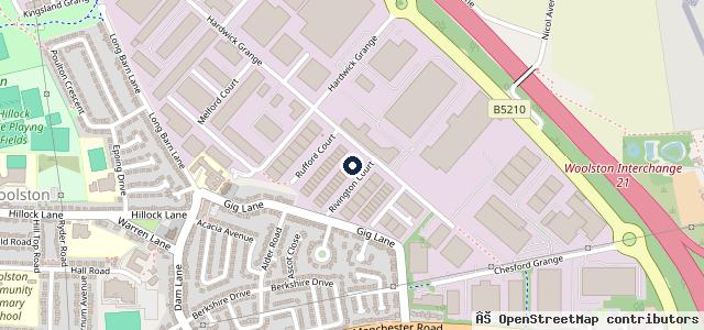 Map showing the location of CJ Auto Service LTD