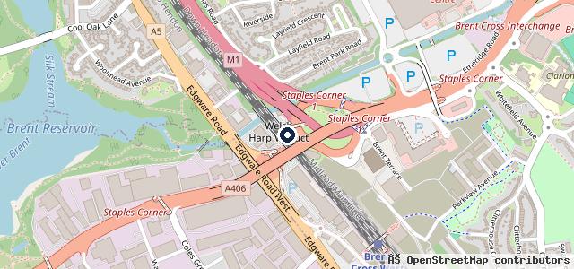 Map showing the location of Pitstop Mot Centre