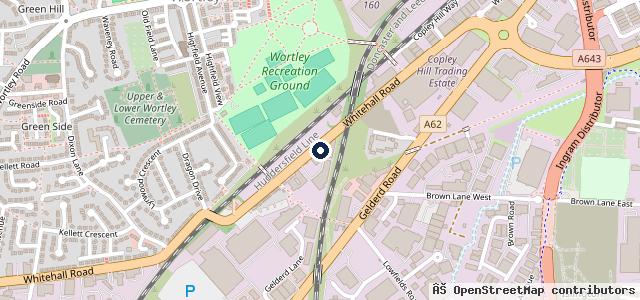 Map showing the location of Prospect Garage