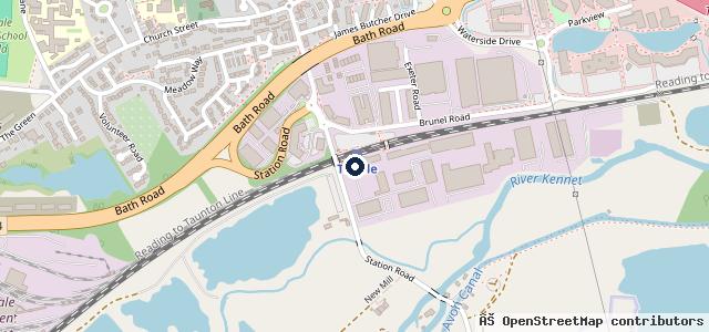 Map showing the location of HTC Group - Reading DAF