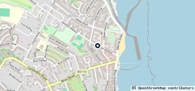 Map showing the location of Rhos Motors