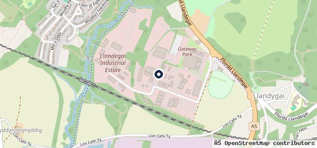 Map showing the location of Rivus - Bangor